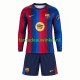 FC Barcelona Wedstrijdshirt met Korting Thuis Kind 2026-27 Lange Mouw