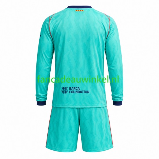 FC Barcelona Wedstrijdshirt met Korting 3rd Kind 2026-27 Lange Mouw