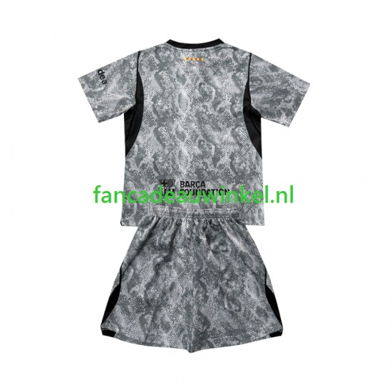 FC Barcelona Wedstrijdshirt met Korting Keepersshirt Uit Kind 2026-27 Korte Mouw