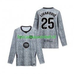 FC Barcelona Wedstrijdshirt met Korting Dominik Livakovic 25 Keepersshirt Uit Heren 2026-27 Lange Mouw