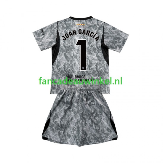 FC Barcelona Wedstrijdshirt met Korting Joan Garcia 1 Keepersshirt Uit Kind 2026-27 Korte Mouw