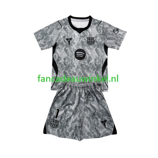 FC Barcelona Wedstrijdshirt met Korting Joan Garcia 1 Keepersshirt Uit Kind 2026-27 Korte Mouw