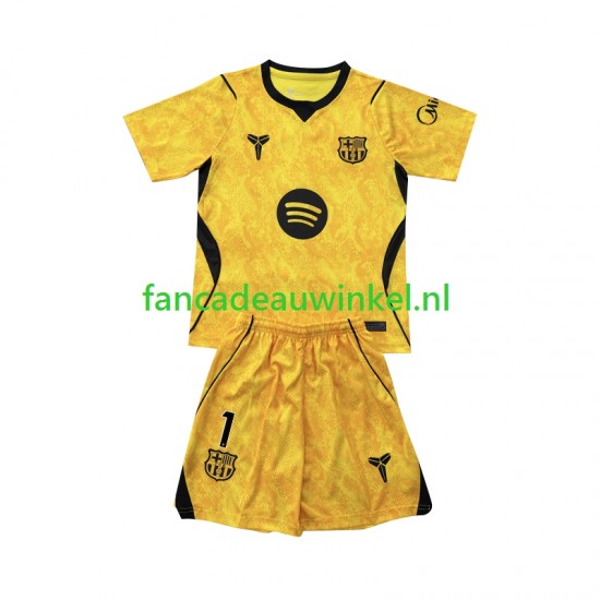 FC Barcelona Wedstrijdshirt met Korting Joan Garcia 1 Keepersshirt Vierde Kind 2026-27 Korte Mouw