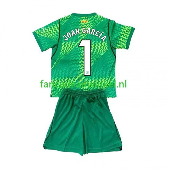 FC Barcelona Wedstrijdshirt met Korting Joan Garcia 1 Keepersshirt Thuis Kind 2026-27 Korte Mouw