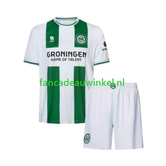 Wedstrijdshirt met Korting Groningen Thuis Kind 2026-27 Korte Mouw