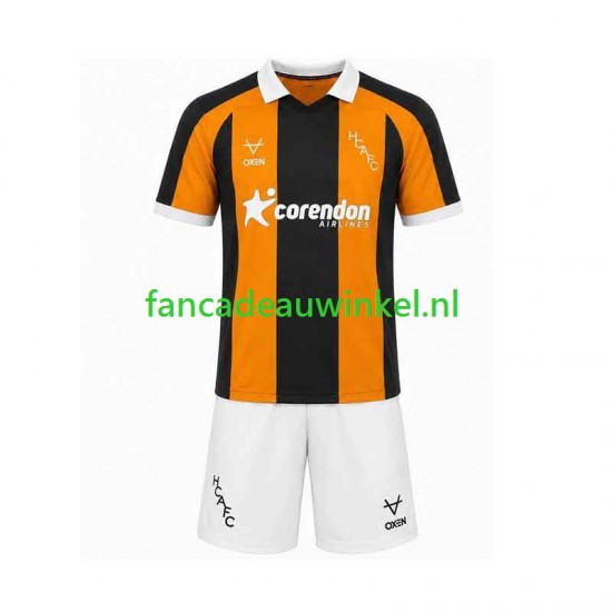 Hull City Wedstrijdshirt met Korting Thuis Kind 2026-27 Korte Mouw