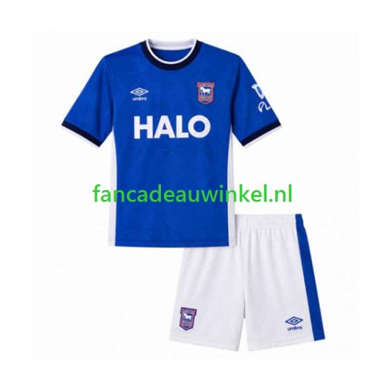 Wedstrijdshirt met Korting Ipswich Town Thuis Kind 2026-27 Korte Mouw