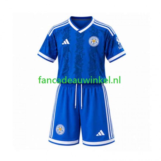 Leicester City Wedstrijdshirt met Korting Thuis Kind 2026-27 Korte Mouw
