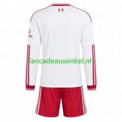 Liverpool Wedstrijdshirt met Korting Uit Kind 2026-27 Lange Mouw