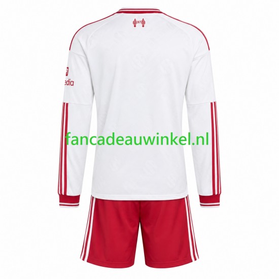 Liverpool Wedstrijdshirt met Korting Uit Kind 2026-27 Lange Mouw