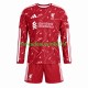 Liverpool Wedstrijdshirt met Korting Thuis Kind 2026-27 Lange Mouw