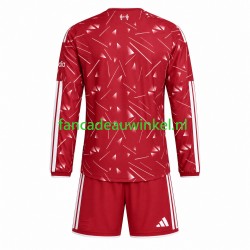 Liverpool Wedstrijdshirt met Korting Thuis Kind 2026-27 Lange Mouw