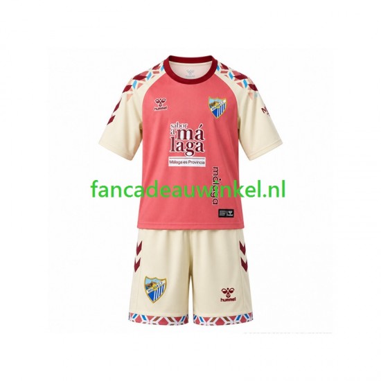 Málaga CF Wedstrijdshirt met Korting Uit Kind 2026-27 Korte Mouw