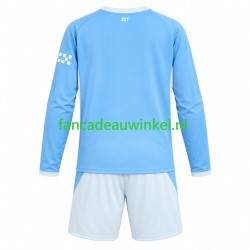 Manchester City Wedstrijdshirt met Korting Thuis Kind 2026-27 Lange Mouw