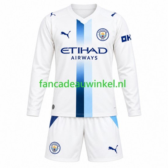 Manchester City Wedstrijdshirt met Korting 3rd Kind 2026-27 Lange Mouw