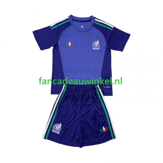 Mexico Wedstrijdshirt met Korting Keepersshirt Uit Kind 2026 Korte Mouw
