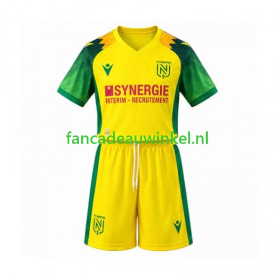 Nantes Wedstrijdshirt met Korting Thuis Kind 2026-27 Korte Mouw