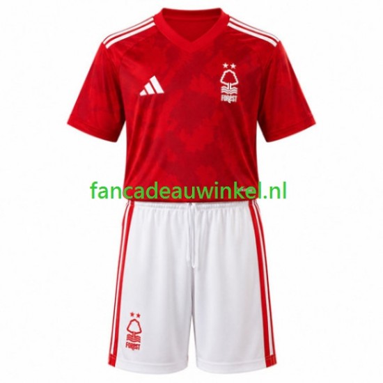 Nottingham Forest Wedstrijdshirt met Korting Thuis Kind 2026-27 Korte Mouw