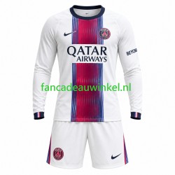 Paris Saint-Germain Wedstrijdshirt met Korting Uit Kind 2026-27 Lange Mouw