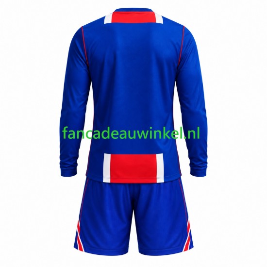 Paris Saint-Germain Wedstrijdshirt met Korting Thuis Kind 2026-27 Lange Mouw