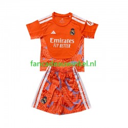 Real Madrid Wedstrijdshirt met Korting Keepersshirt Thuis Kind 2026-27 Korte Mouw