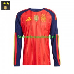 Spanje Wedstrijdshirt met Korting Thuis Heren 2026-27 Lange Mouw Spanje Wedstrijdshirt met Korting Thuis Heren 2026-27 Lange Mouw