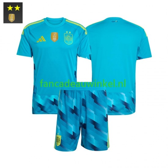 Spanje Wedstrijdshirt met Korting Keepersshirt Thuis Kind 2026-27 Korte Mouw