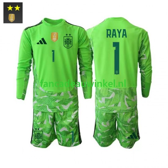 Spanje Wedstrijdshirt met Korting David Raya 1 Keepersshirt 3rd Kind 2026-27 Lange Mouw