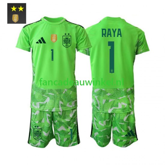 Spanje Wedstrijdshirt met Korting David Raya 1 Keepersshirt 3rd Kind 2026-27 Korte Mouw