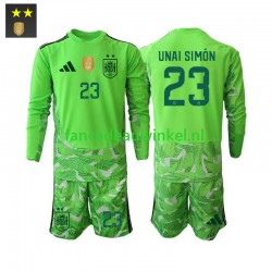 Spanje Wedstrijdshirt met Korting Unai Simon 23 Keepersshirt 3rd Kind 2026-27 Lange Mouw