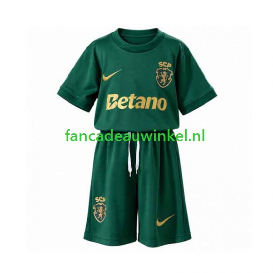 Sporting CP Wedstrijdshirt met Korting Special Thuis Kind 2026-27 Korte Mouw