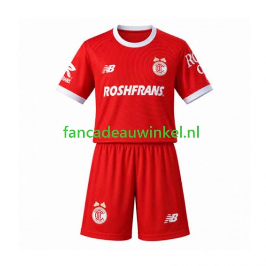 Wedstrijdshirt met Korting Toluca Thuis Kind 2026-27 Korte Mouw