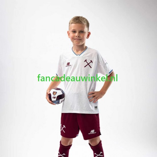 West Ham United Wedstrijdshirt met Korting Uit Kind 2026-27 Korte Mouw