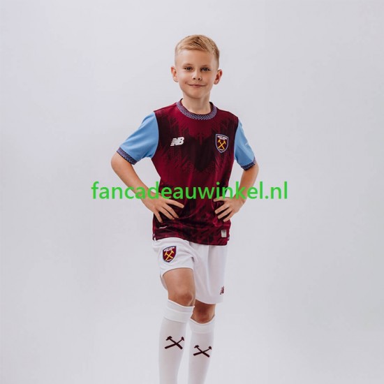 West Ham United Wedstrijdshirt met Korting Thuis Kind 2026-27 Korte Mouw