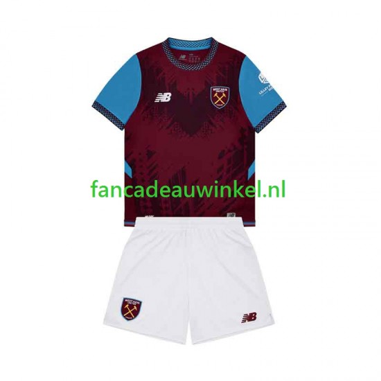 West Ham United Wedstrijdshirt met Korting Thuis Kind 2026-27 Korte Mouw