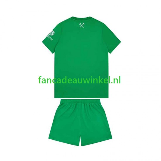 West Ham United Wedstrijdshirt met Korting Keepersshirt Thuis Kind 2026-27 Korte Mouw