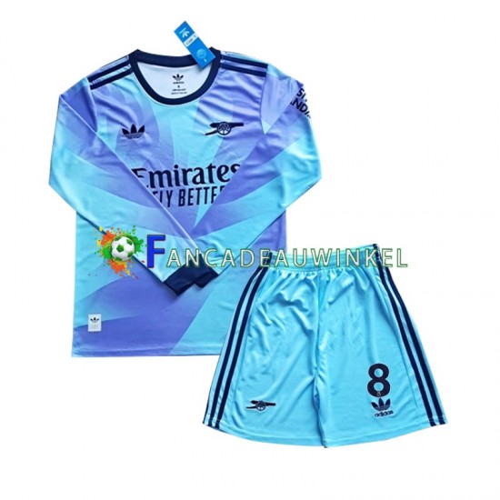 Arsenal Wedstrijdshirt met Korting Odegaard 8 3rd Kind 2024-25 Lange Mouw