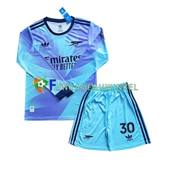 Arsenal Wedstrijdshirt met Korting Sterling 30 3rd Kind 2024-25 Lange Mouw