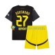 Borussia Dortmund Wedstrijdshirt met Korting Karim Adeyemi 27 Uit Kind 2024-25 Korte Mouw