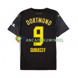 Borussia Dortmund Wedstrijdshirt met Korting Serhou Guirassy 9 Uit Heren 2024-25 Korte Mouw