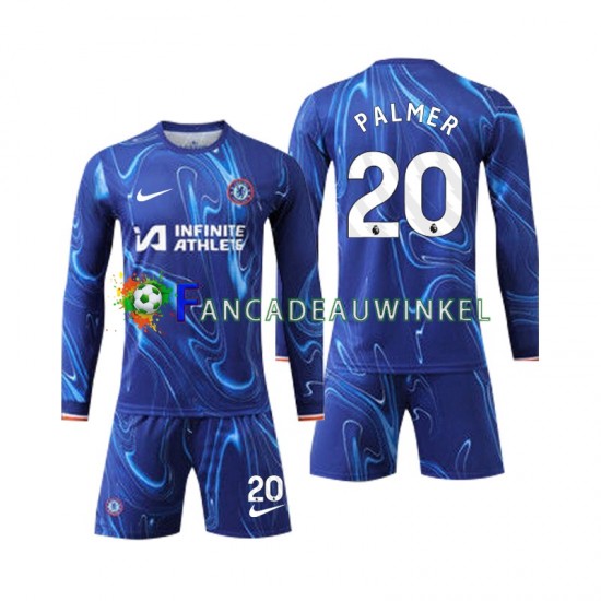 Chelsea Wedstrijdshirt met Korting Palmer 20 Thuis Kind 2024-25 Lange Mouw