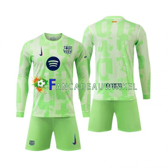 FC Barcelona Wedstrijdshirt met Korting 3rd 2024-25 Lange Mouw