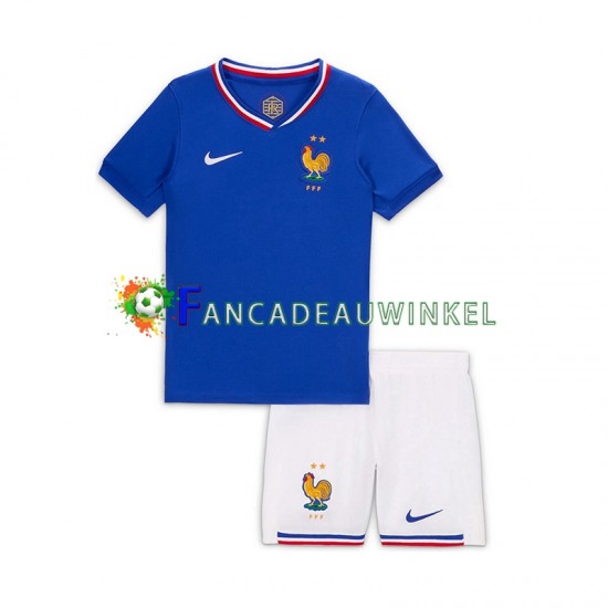 Frankrijk Wedstrijdshirt met Korting Bradley Barcola 20 Thuis Kind 2024 Korte Mouw