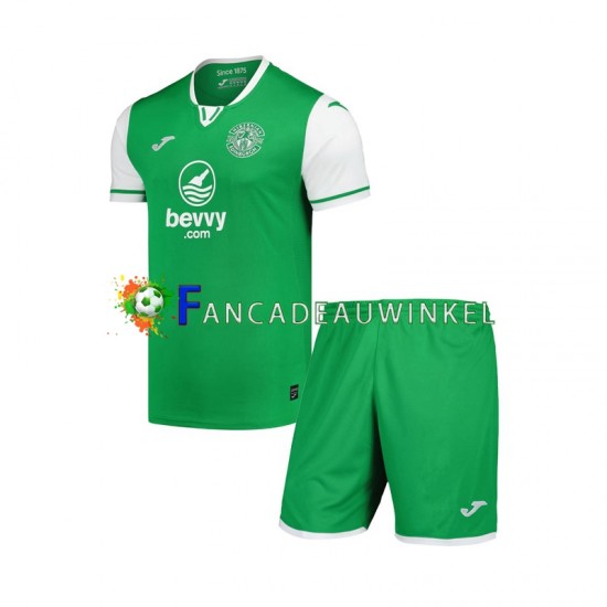 Hibernian Wedstrijdshirt met Korting Thuis Kind 2024-25 Korte Mouw