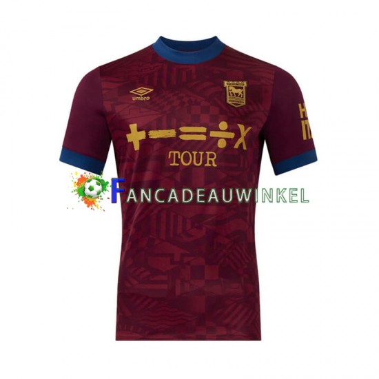 Wedstrijdshirt met Korting Ipswich Town Uit Heren 2024-25 Korte Mouw