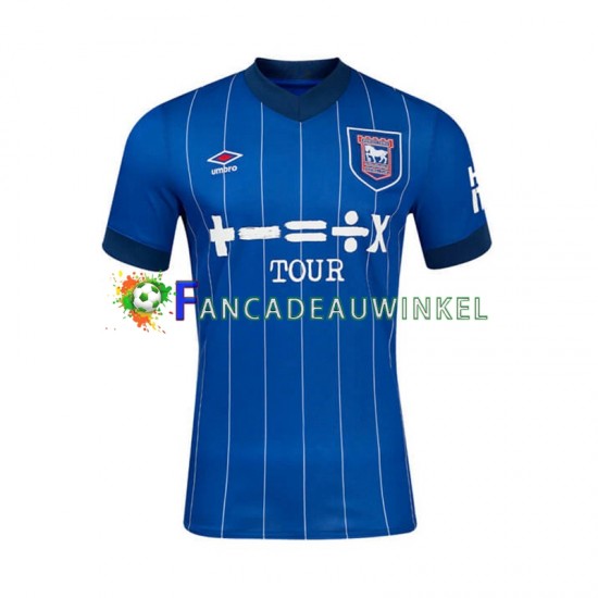 Wedstrijdshirt met Korting Ipswich Town Thuis Heren 2024-25 Korte Mouw