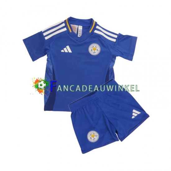 Leicester City Wedstrijdshirt met Korting Thuis Kind 2024-25 Korte Mouw