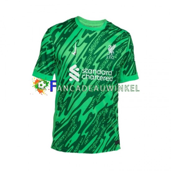 Liverpool Wedstrijdshirt met Korting Keepersshirt Uit Heren 2024-25 Korte Mouw