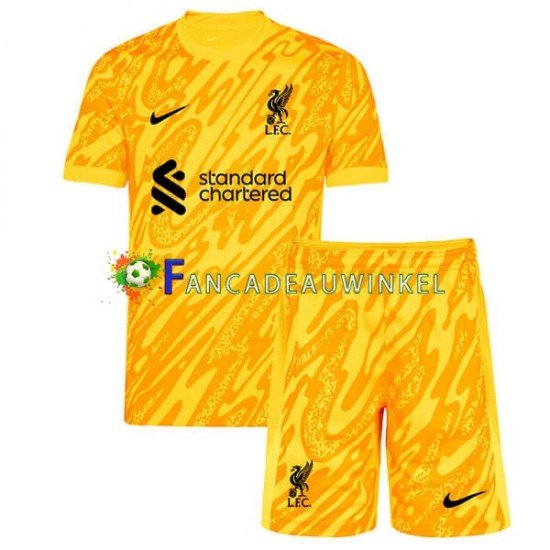 Liverpool Wedstrijdshirt met Korting Keepersshirt Vierde Kind 2024-25 Korte Mouw