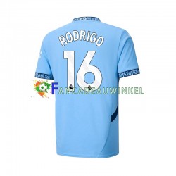 Manchester City Wedstrijdshirt met Korting RODRIGO 16 Thuis Heren 2024-25 Korte Mouw
